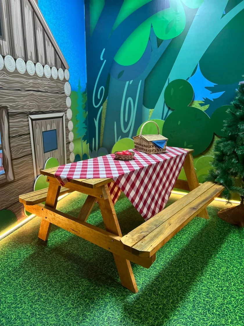 Proyecto de mesa de picnic en madera